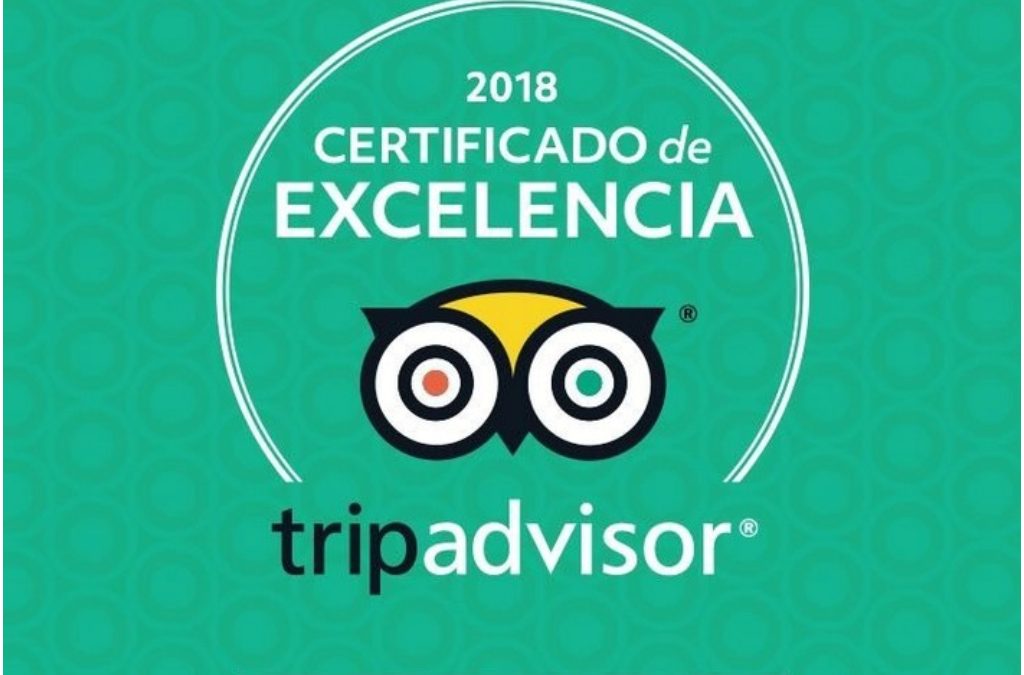 La Ballena Azul recibe el Certificado de Excelencia de TripAdvisor