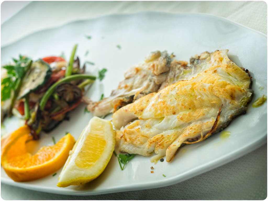 Plato de Pescado para Restaurante La Ballena Azul en Motril (Granada)